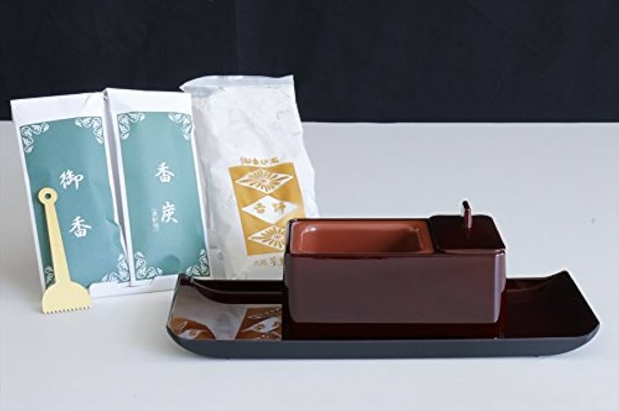 Amazon｜やまこう 焼香盆セット 5点 セット モダン型 特小 タメ